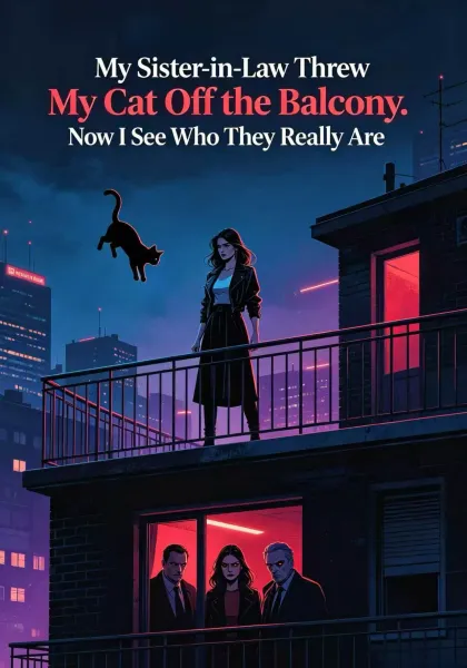 My Sister-in-Law Threw My Cat Off the Balcony. Now I See Who They Really Are